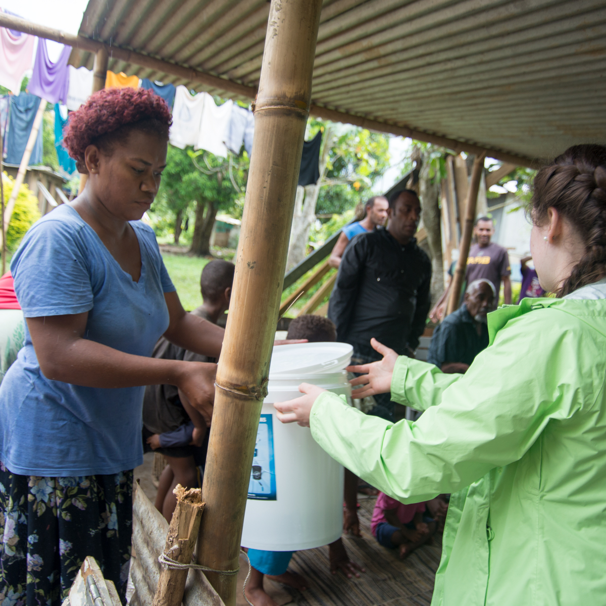 Handing Out Water System